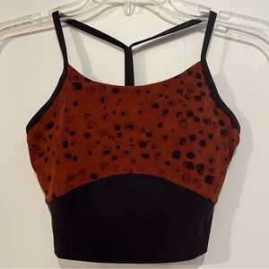 Stori Legend Shelf Cropped Tank - Sz 2, Black/Orange